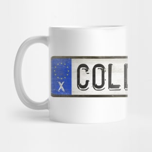 C0LD PL4Y - License Plate Mug